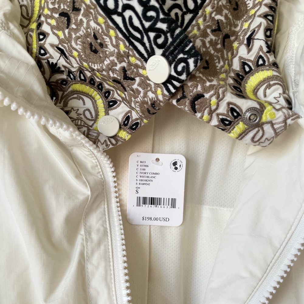 NEW Free People Movement She Fly Jacket In Ivory Combo - Picture 9 of 16